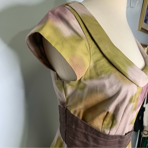 Floreat Anthropologie Travessia Tulle Under Skirt Embroidered Fit & Flare Dress - Picture 6 of 13